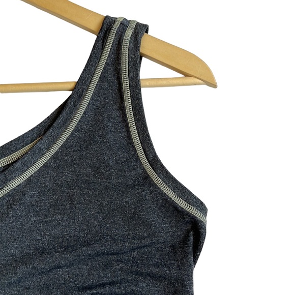 Lucy Active Power Gray V-neck Tank Top Size Small - Picture 4 of 8